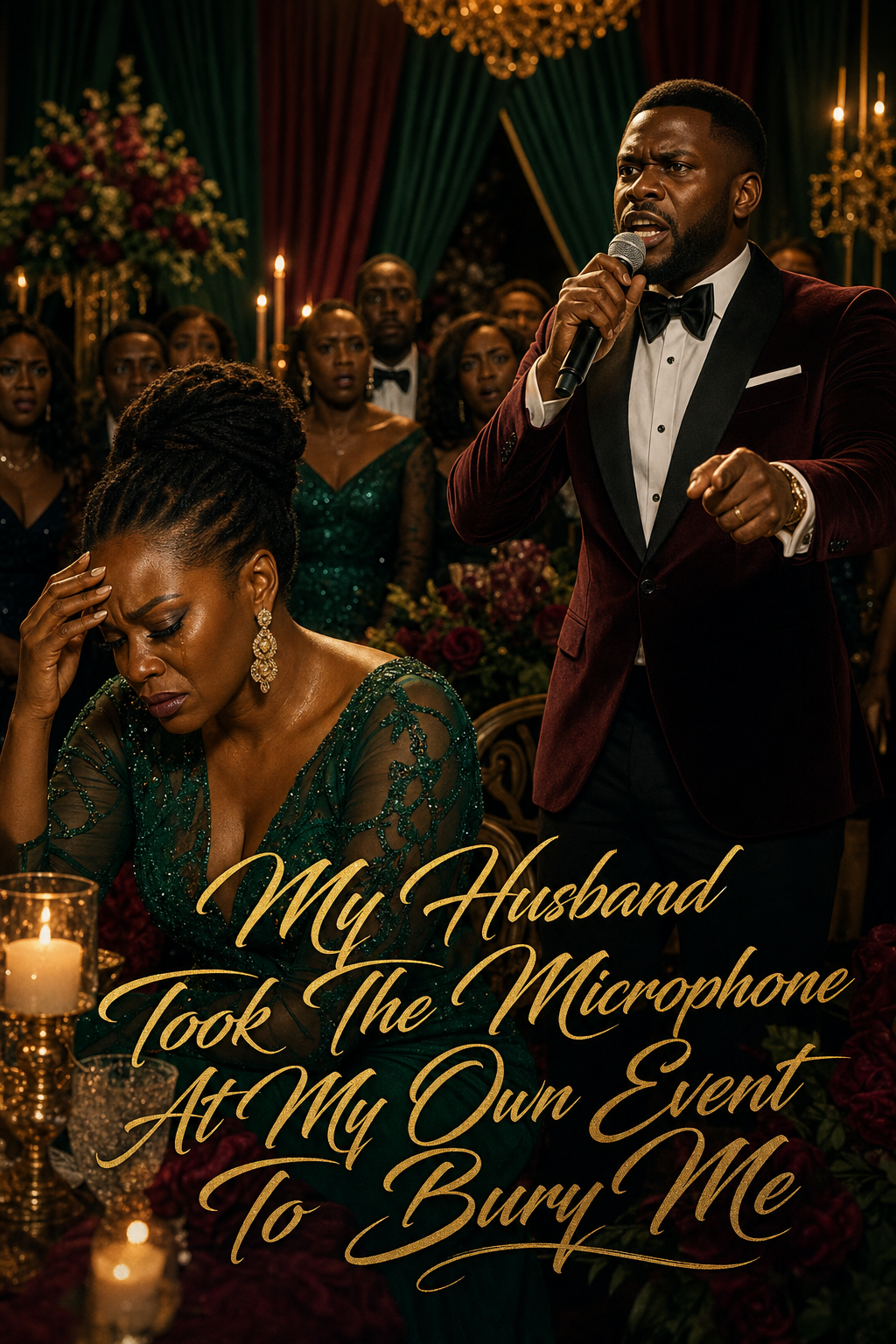 My Husband Took The Microphone At My Own Event To Bury Me